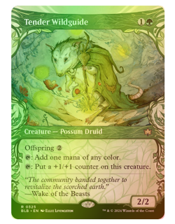 Tender Wildguide - Foil - Showcase Bloomburrow - Image 1