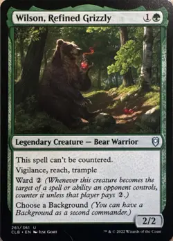 Wilson, Refined Grizzly U Commander Legends: Battle for Baldur's Gate 261 NM - Image 1
