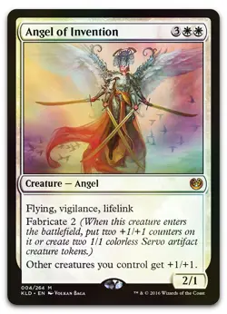 Angel of Invention #4 (Foil) (NM) Kaladesh KLD Magic MTG - Image 1