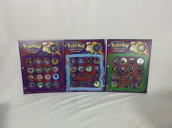 Lot of 50 Hasbro 1999 Pokemon Battling Coin Game Coins w/ 3 Holders Vintage Rare - Image 1