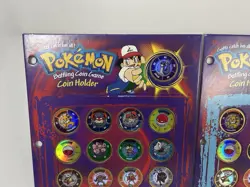 Lot of 50 Hasbro 1999 Pokemon Battling Coin Game Coins w/ 3 Holders Vintage Rare - Image 2