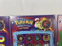 Lot of 50 Hasbro 1999 Pokemon Battling Coin Game Coins w/ 3 Holders Vintage Rare - Image 4