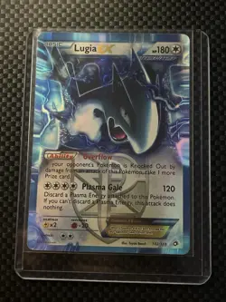 Pokemon TCG Lugia EX Legendary Treasures Holo Rare Card 102/113 MINT Condition - Image 1