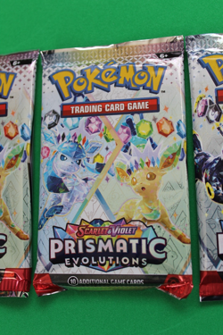 POKEMON SCARLET & VIOLET PRISMATIC EVOLUTIONS 3 BOOSTER PACKS SEALED - Image 3