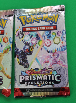 POKEMON SCARLET & VIOLET PRISMATIC EVOLUTIONS 3 BOOSTER PACKS SEALED - Image 4