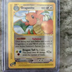 2002 Pokemon Expedition Set Dragonite #43/165 - Image 1