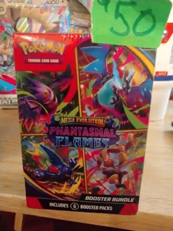 2025 Pokemon "Phantasmal Flames" Booster Bundle Mega Evolution Factory Sealed - Image 1