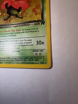 Pokemon TCG Dark Vileplume Team Rocket 1st Edition Holo Rare 13/82 60 HP Kagema. - Image 2