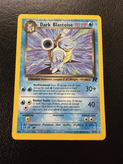 Pokemon Dark Blastoise 20/82 Team Rocket Non Holo Rare LP/NM - Image 2