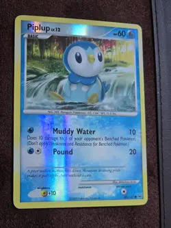 Pokemon Piplup Reverse Holo 85/127 PL Platinum LP - Image 3