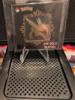 Scyther 24k Gold Plated Sticker Korean Striking Popping Candy Pokemon - Image 1