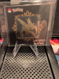 Scyther 24k Gold Plated Sticker Korean Striking Popping Candy Pokemon - Image 2