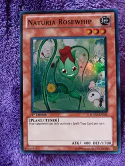 Naturia Rosewhip 1st edition holo HA02 NM Yugioh - Image 5