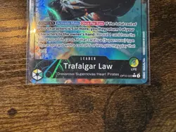 One Piece TCG Trafalgar Law Leader Parallel OP10-022 Alt Art Royal Blood - Image 4