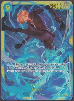 Sanji SEC OP06-119 Wings Of The Captain One Piece TCG English - Image 3