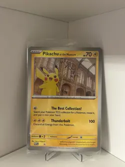 Pokemon TCG Pikach At The Museum Black Star Promo Sealed Jumbo Card - Image 1