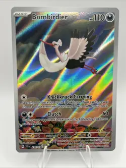 Pokemon TCG- Bombirdier - 219/198 - Scarlet and Violet: Base - Illustration Rare - Image 1