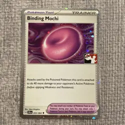 Binding Mochi 055/064 HOLO Play Stamp Prize Pack NM - Pokemon Card Swirls - Image 1