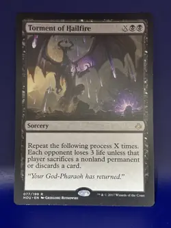 Torment of Hailfire Hour of Devastation (Near Mint) Non-Foil Card #077 - Image 1