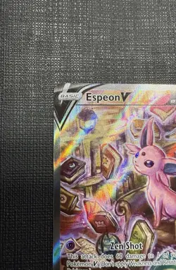 Pokemon Espeon V Full Art Holo Ultra Rare 180/203 SWSH07 Evolving Skies Card - Image 3