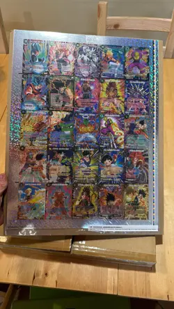 Dragon ball Super card game Uncut Sheet Z01: DBS CCG DAWN OF THE Z LEGENDS - Image 1