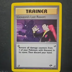 Pokemon Card - Giovanni's Last Resort Gym Challenge 105/132 Rare - Image 1