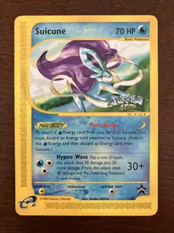 Suicune 4Ever Black Star Promo 53 WOTC English eReader Card 2002 LP+ - Image 1