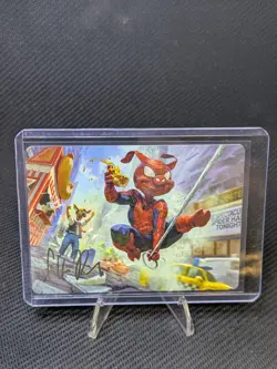 Spider-Ham, Peter Porker Art Card (Gold-Stamped Signature) Art Series - Image 1