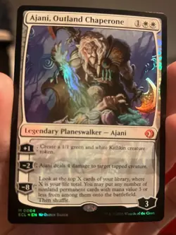 Ajani, Outland Chaperone Foil (Mythic) Planeswalker MTG Lorwyn Eclipsed - Image 1