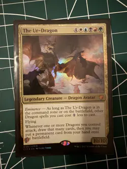 MtG The Ur-Dragon *Oversize* FOIL plus others, Good Condition - Image 4