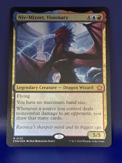 Niv-Mizzet, Visionary MTG Foundations NM Magic FOIL - Image 1