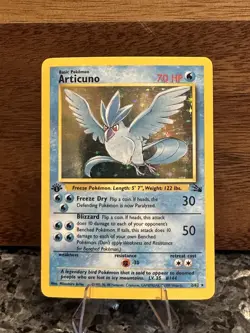 Articuno Holo Rare 1st Edition 2/62 - 1999 Fossil WoTC Pokemon TCG Card NM/LP - Image 1