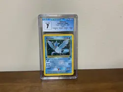 CGC 7 NM Articuno 2/62 1st Edition Fossil Holo - 1999 Pokemon - Image 1