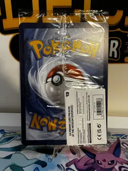 Pikachu At The Museum, Pokemon X Natural History Museum Jumbo Promo - SEALED - Image 2