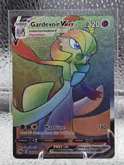 Pokemon TCG VMAX Gardevoir Card 076/073 Champions Path Rainbow - Image 1