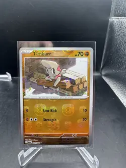 Timburr (Master Ball Pattern) SV: Black Bolt - Pokemon 047/086 ENGLISH - Image 1
