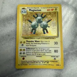 Magneton - 9/130 - Pokemon Base Set 2 Holo Rare Card WOTC HP - Image 1