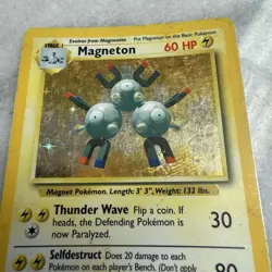 Magneton - 9/130 - Pokemon Base Set 2 Holo Rare Card WOTC HP - Image 2