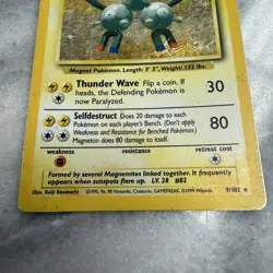 Magneton - 9/130 - Pokemon Base Set 2 Holo Rare Card WOTC HP - Image 3