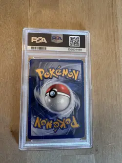 2001 ENTEI REVERSE FOIL #34 Black Star Movie Promo Pokemon PSA 1 - Image 2