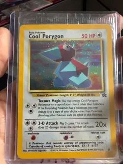 Cool Porygon 15/53 Wotc Promo Holo Pokemon TCG Vintage Sealed - Image 1