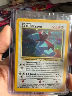 Cool Porygon 15/53 Wotc Promo Holo Pokemon TCG Vintage Sealed - Image 2