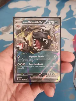 1x Arven's Mabosstiff ex (#139/182) - Holofoi NM Eng Pokemon - Prize Pack Series - Image 4