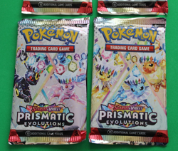 POKEMON SCARLET & VIOLET PRISMATIC EVOLUTIONS 4 BOOSTER PACKS SEALED - Image 2