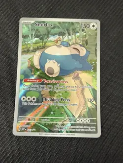 Snorlax SVP 057 - Illustration Rare Promo - Pokemon TCG (NM) - Image 1