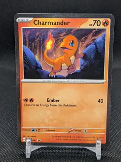SWIRL Pokemon TCG Charmander 047 Cosmos Holo Black Star Promo NM - Image 1