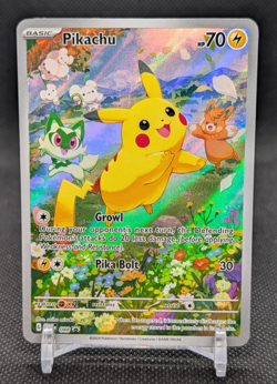 Pikachu SVP 088 Black Star Promo 88 Paldea Adventure Chest NM Pokemon - Image 1