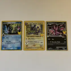 Pokemon Celebrations Mimikyu SWSH136 Light Toxtricity SWSH137 Hydreigon SWSH138 - Image 1