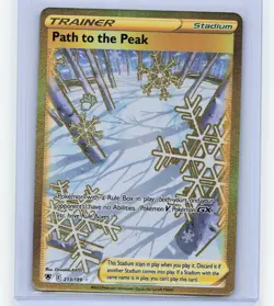 Pokemon Path to the Peak 213/189 Astral Radiance Secret Rare Holo Stadium NM - Image 1