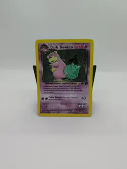 Pokemon Dark Slowbro TCG 12/82 Unlimited Holo Rare Team Rocket MP - Image 1